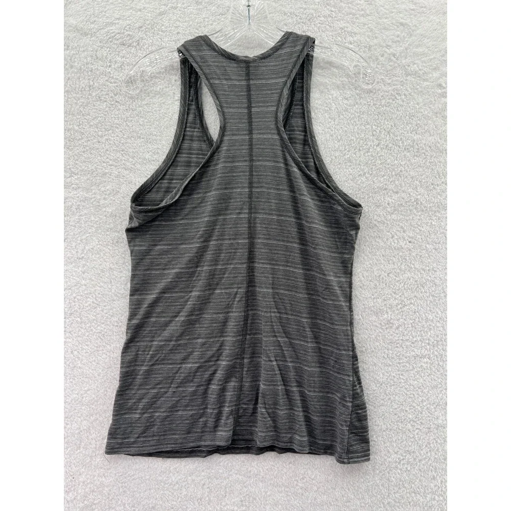 Michigan State Spartans Tank Top Shirt Women Large Gray Cotton Polyester MSU Top